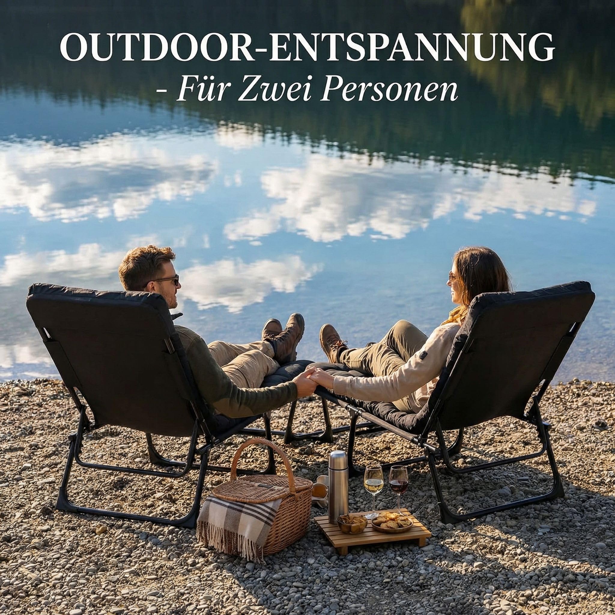 Folding Lounger,Sonnenliege Klappbett Gästebett Klappbar Liegestuhl,4 Positionen Verstellbares Tragbares Multifunktions-Campingbett,Mit Matratze Seitentasche (Schwarz 1 Stück)