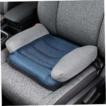 Car Seats, Children's Booster Seat Car, Inflatable Child Booster Seat - Quick Mouth Inflation, Portable Mesh Design for Travel - Blue, 14.57x19.29inch