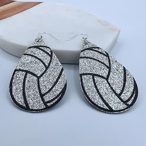 Miniatura 3 de Joyería de Softbol - Pendientes de voleibol - Béisbol, Pendientes de baloncesto - Pendientes de fútbol para mamá