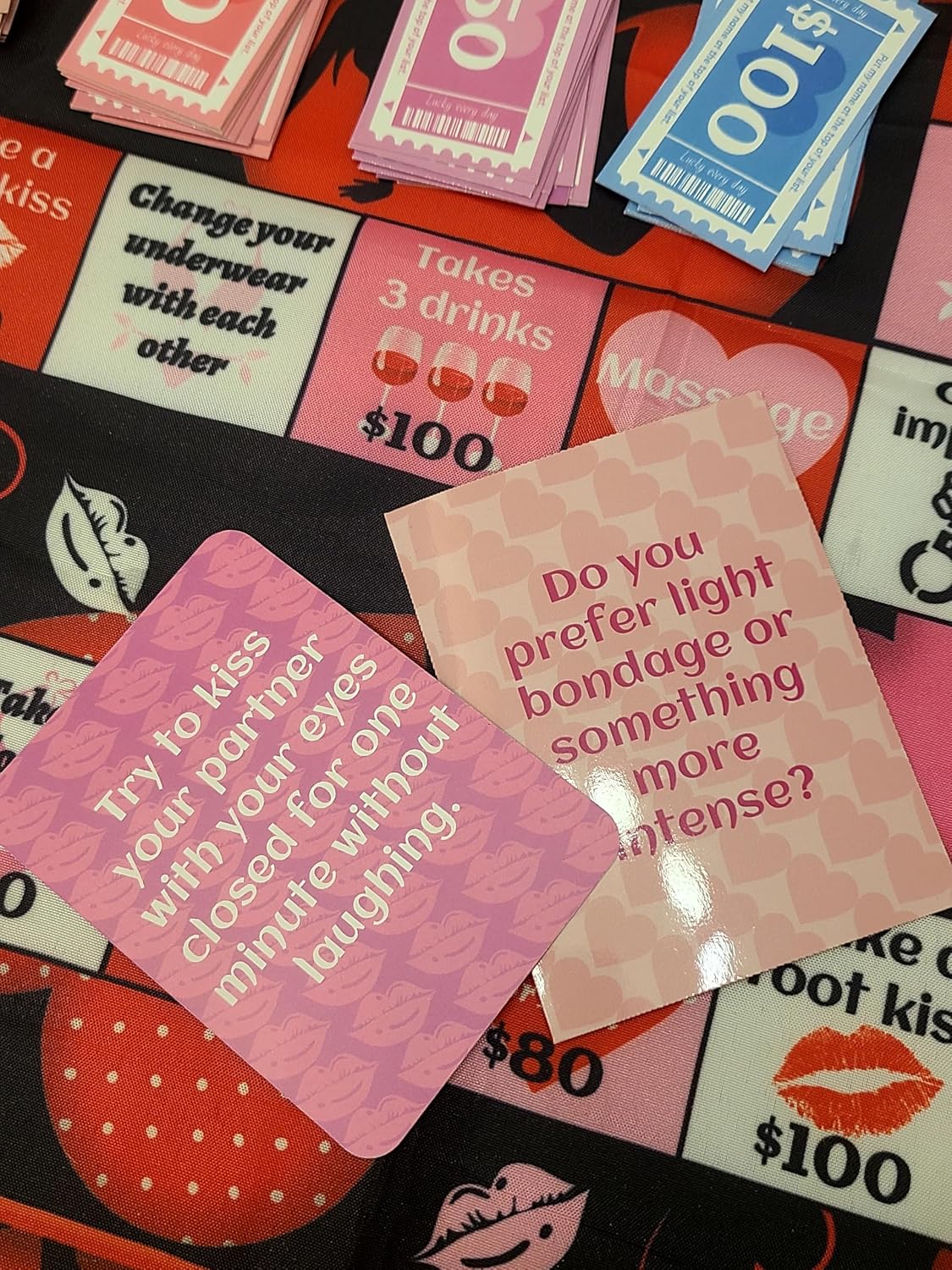 Couple Board Game for Date Night - Romantic Couple Games for Date Night Sex Games for Couples Sex Dice Game Sexy Board Games for Couples Sex Board Game for 2 Players (Adultopoly)