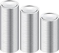 Vista 1 de Tapas de conservas para tarros Ball, Kerr – Tapas de metal tipo Mason para conservas – Material de grado alimenticio, 100% ajustado y hermético