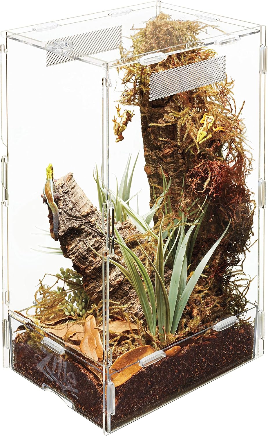 Zilla Micro Habitat Terrariums with Locking Latch, Arboreal, Large Amazon.ca Pet Supplies
