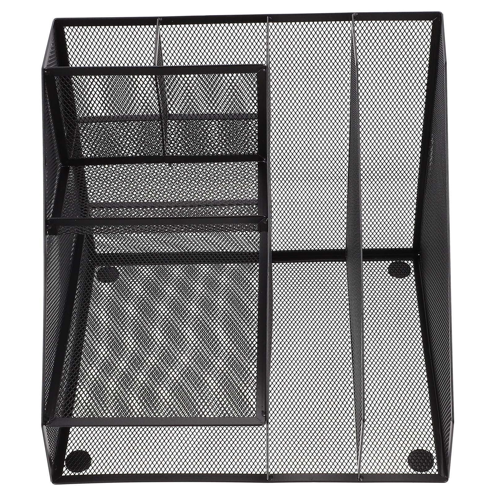Rayon de Rangement pour Dossiers en Fer Noir à Plusieurs Niveaux