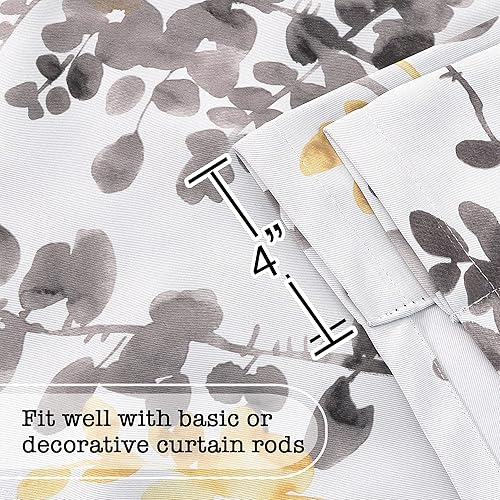 Miniatura 5 de H.VERSAILTEX Cortinas opacas con ojales (2 paneles, 52 pulgadas de ancho x 84 pulgadas de largo) paquete de cortinas opacas ajustables con lazo (1