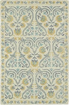 Kaleen Rugs Montage Collection MTG11-01 Ivory Hand Tufted 5 x 79" Rug