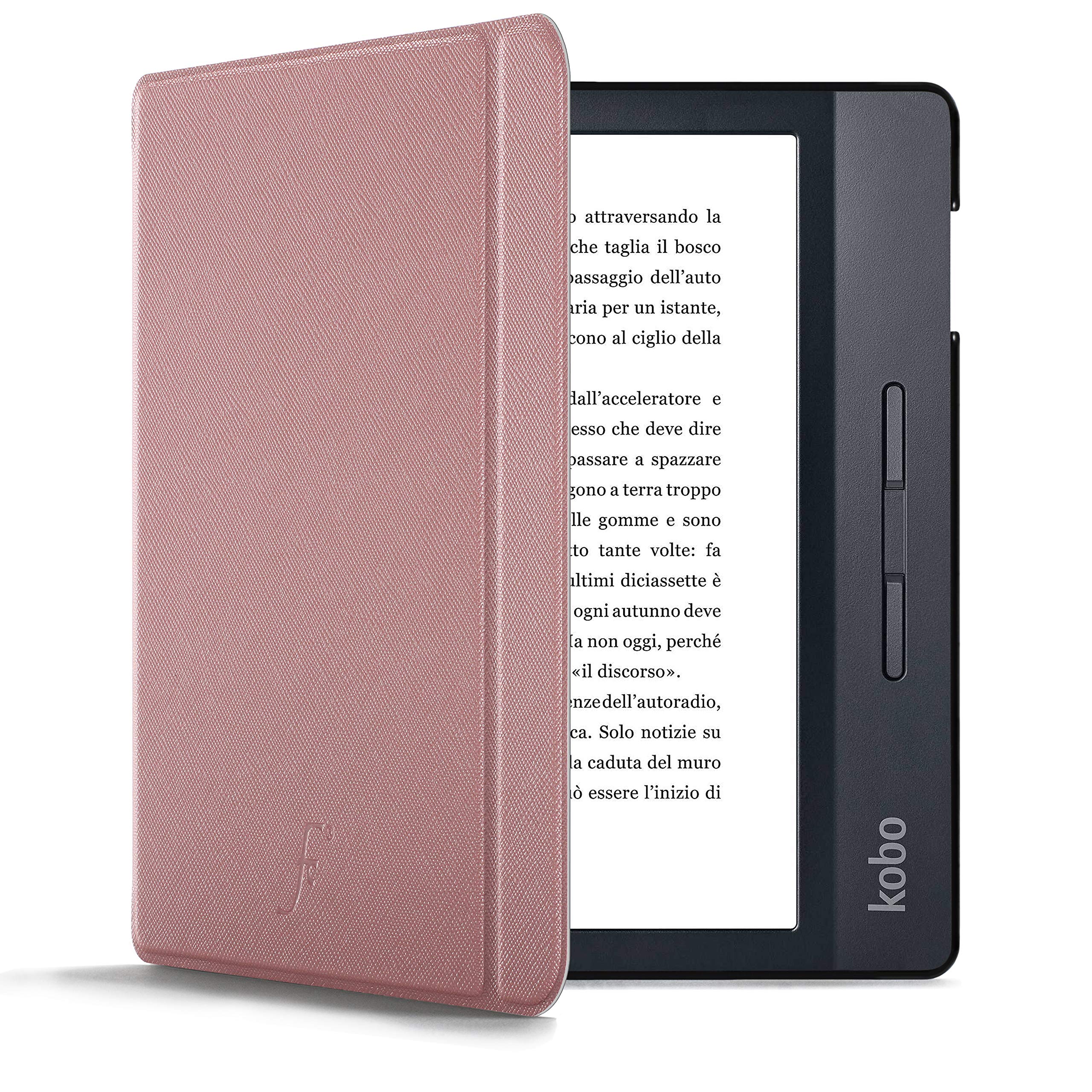 Forefront Cases Funda para Kobo Sage (Modelo: 2021) - Delgado, Ligera y Protectora Funda para Kobo Sage - Smart Auto Sueño Estela Función (Carcasa) - Púrpura — view 12