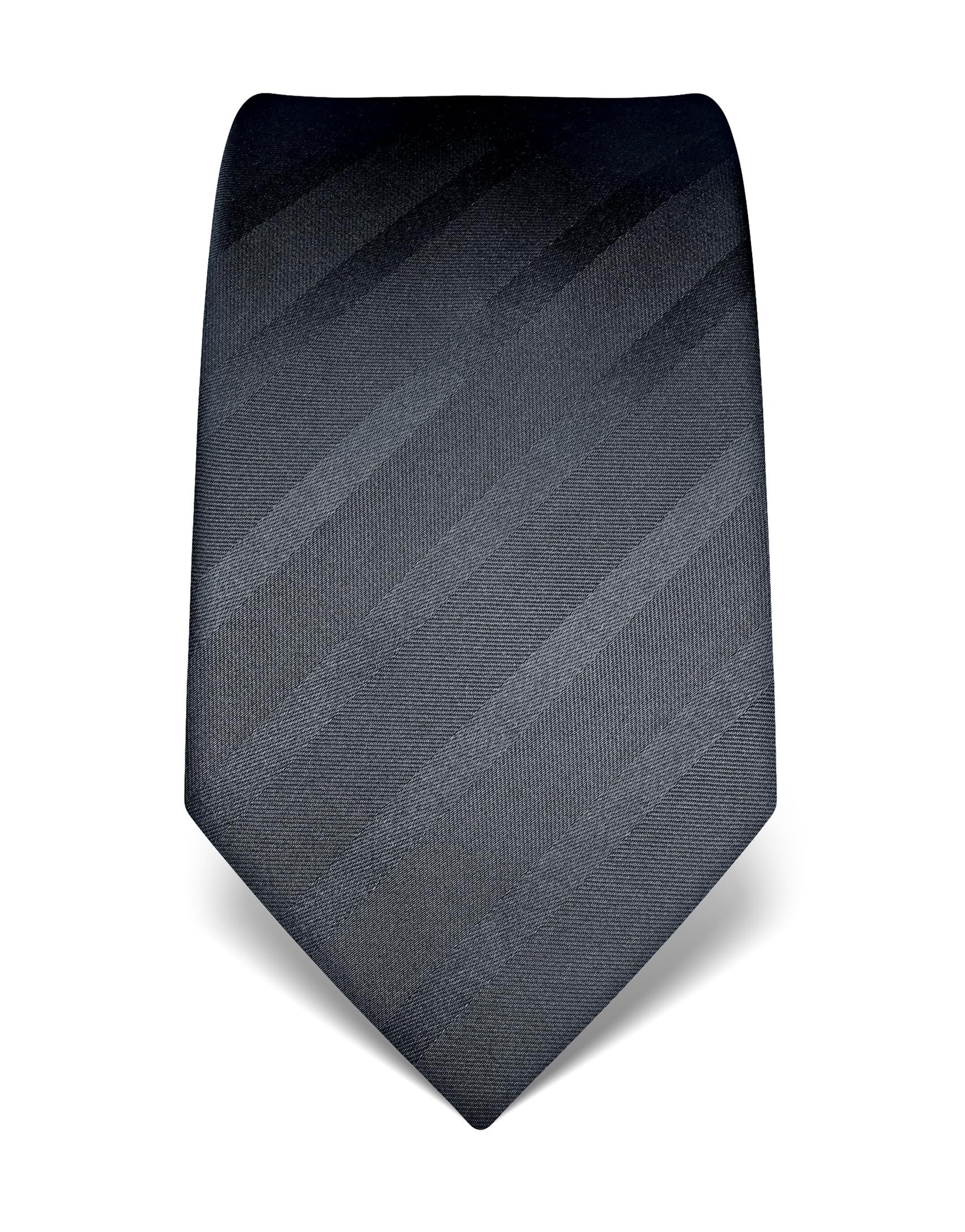 Vincenzo Boretti Herren Krawatte reine Seide Ton in Ton gestreift edel Männer-Design zum Hemd mit Anzug für Business Hochzeit 8 cm schmal/breit