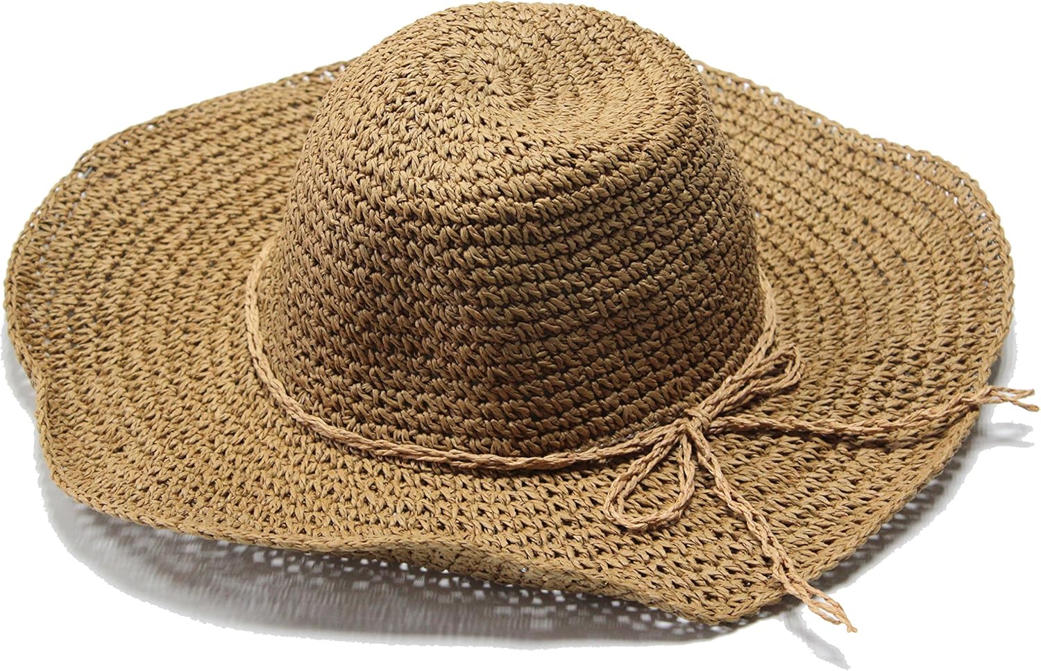 Women Fashion Summer Straw hat Sun hat Folding Travel Beach Cap - Image 3