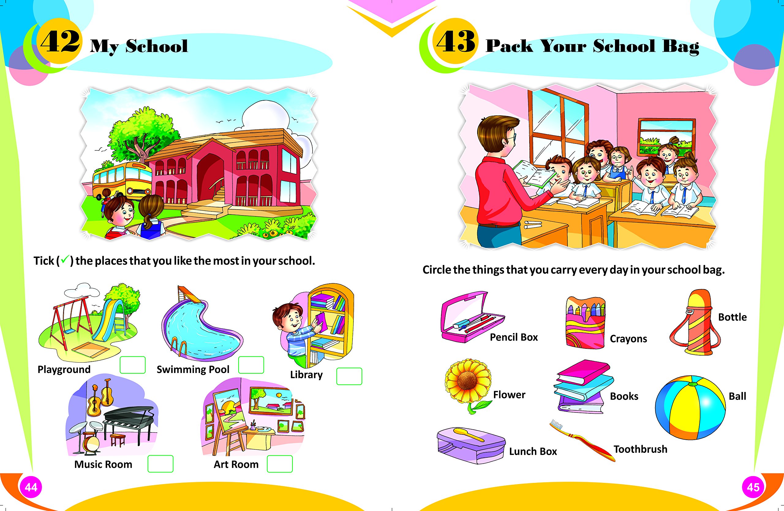 GIKSO Activity Book – 1 for Kids Age 3-5 Years Old (English) - Reprinted 2020 1