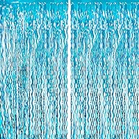 Vista 95 de GOER - Cortinas de tiras metálicas/oropel para fiestas, telón de fondo para fotos, cumpleaños, graduaciones, Año Nuevo, bodas, de 3.2 x 9.8 pies