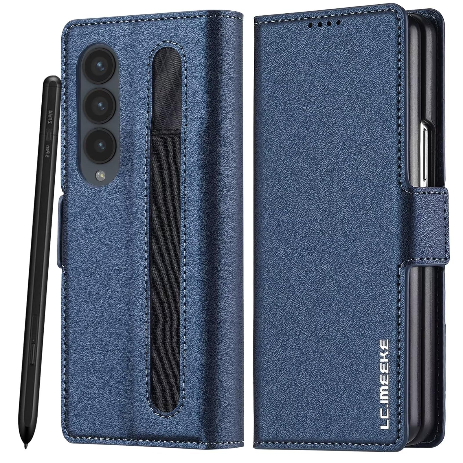 Amazon.co.jp: WANWO for Galaxy Z Fold 3 ケース 手帳型 ギャラクシー