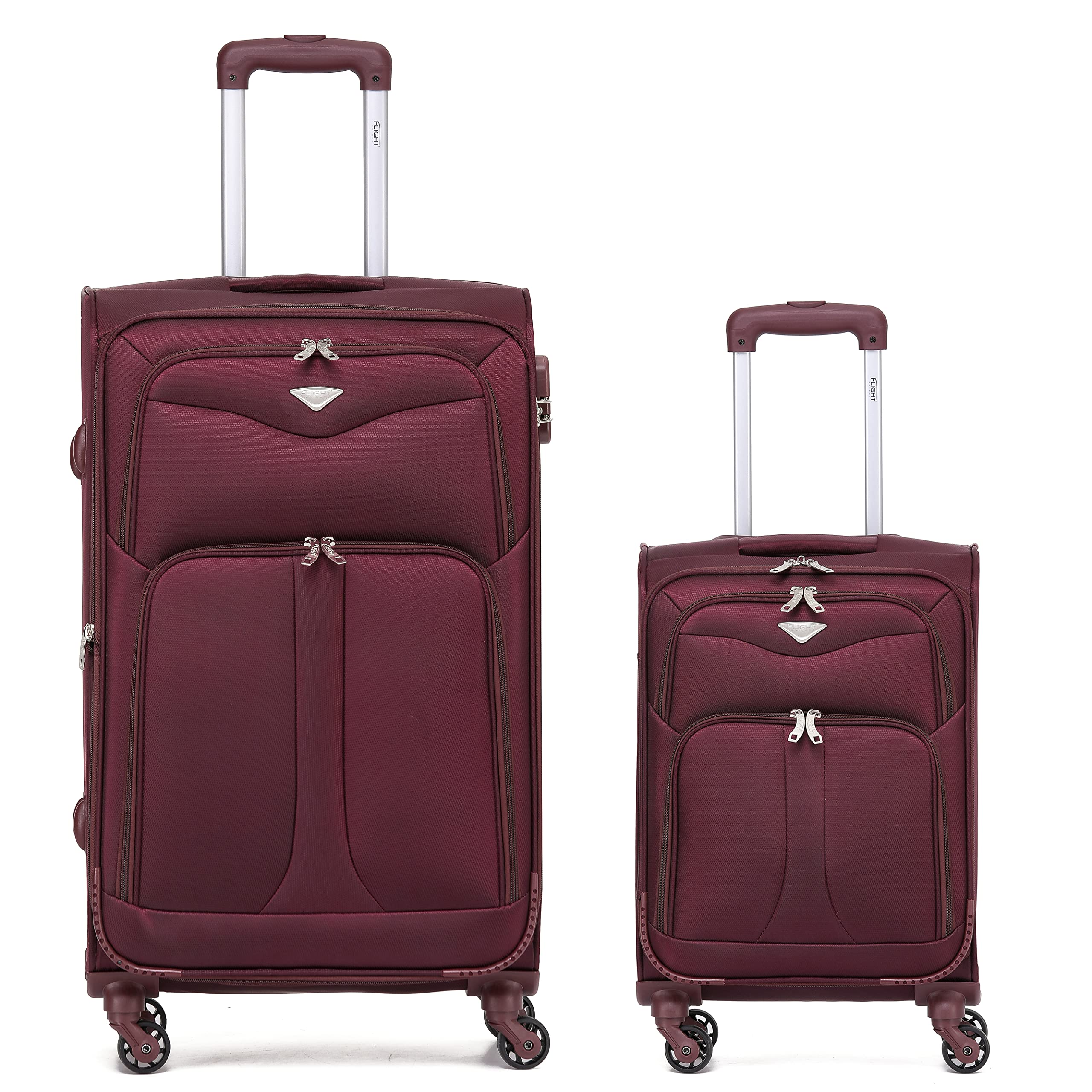 Flight Knight Lightweight 4 Wheel 800D Soft Case Suitcases Anti Crack Cabin & Hold Luggage Options Approved for Over 100 Airlines Including easyJet, BA & Many More! — view 77