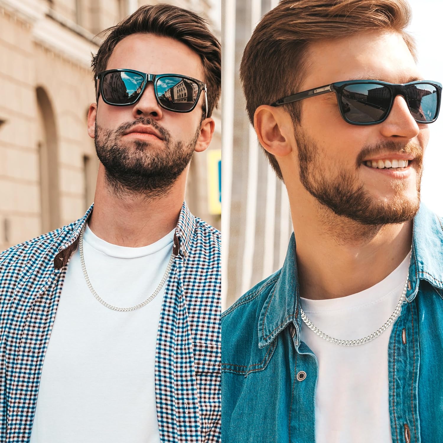 S925 Sterling Silver Chain for Men, 6mm Diamond Cut Cuban Link Curb Chain Necklace for Women Men Jewelry, 18 20 22 24 26 Inch - Image 4