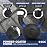 Yes4All Powder Coated Kettlebell, 18 lb Cast Iron Core Kettlebells with Non-Slip Handle & Flat Bottom for Conditioning, Heavy Duty for Strength Training - Single, Dark Blue