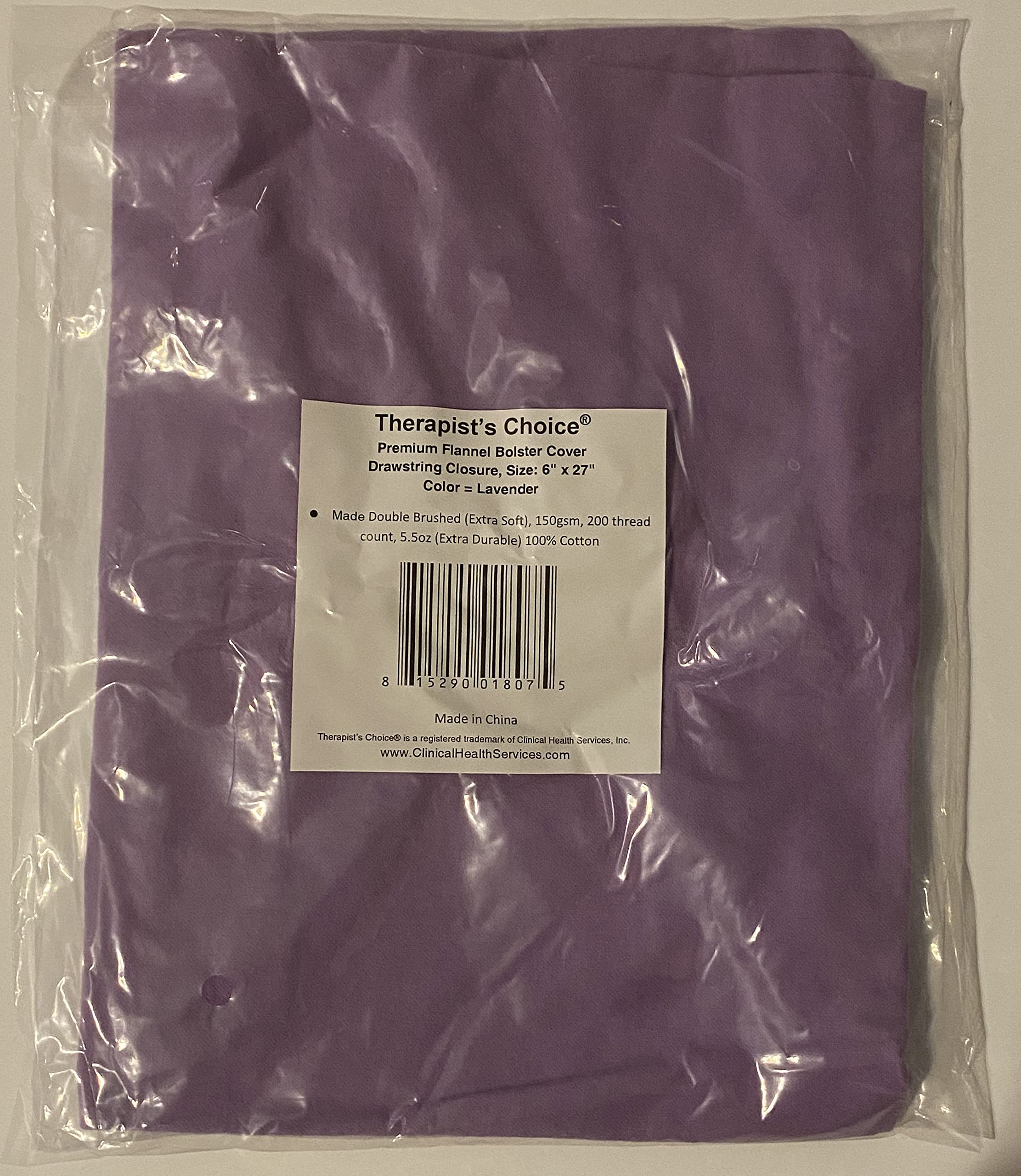 Therapist's Choice Nackenrollen-Bezug Wasserdicht – 15,2 X 68,6 Cm, Mit Kordelzug