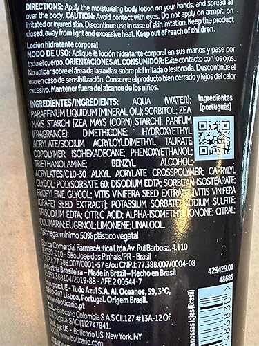 Miniatura 7 de Malbec Vert Loción corporal hidratante para hombres, hidratación y fragancia mejorada (6.8 fl oz)