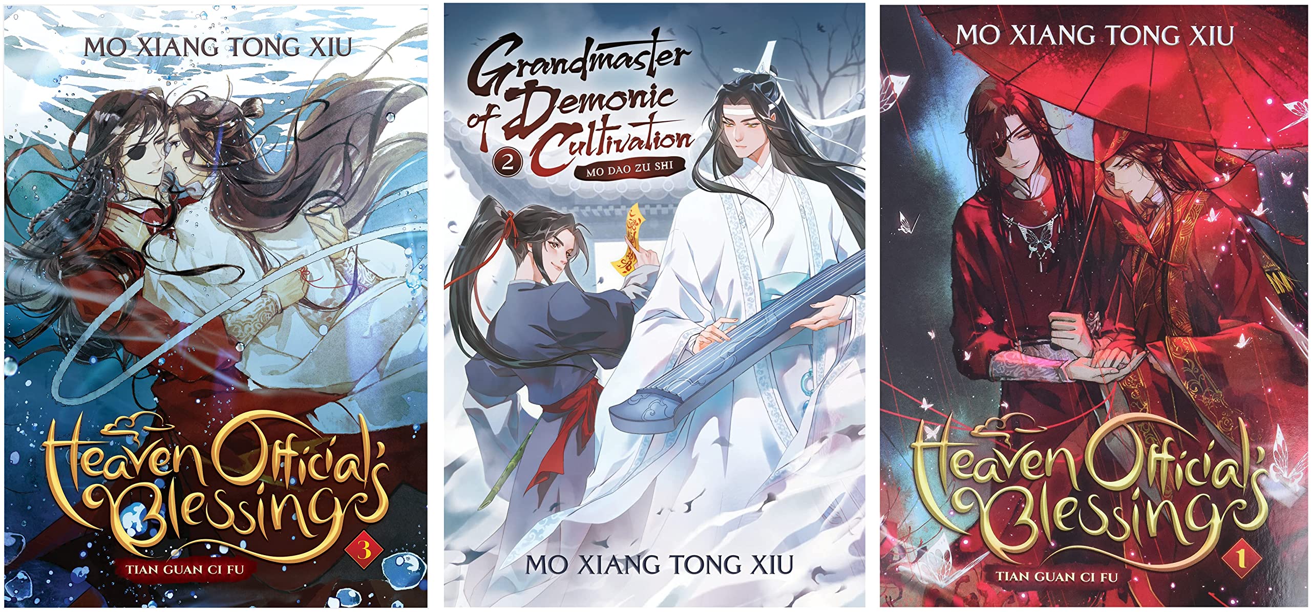 Heaven Official's Blessing: Tian Guan CI Fu (Novel) Vol. 3 & Grandmaster of Demonic Cultivation & Heaven Official's Blessing: Tian Guan Ci Fu (Novel) Vol. 1