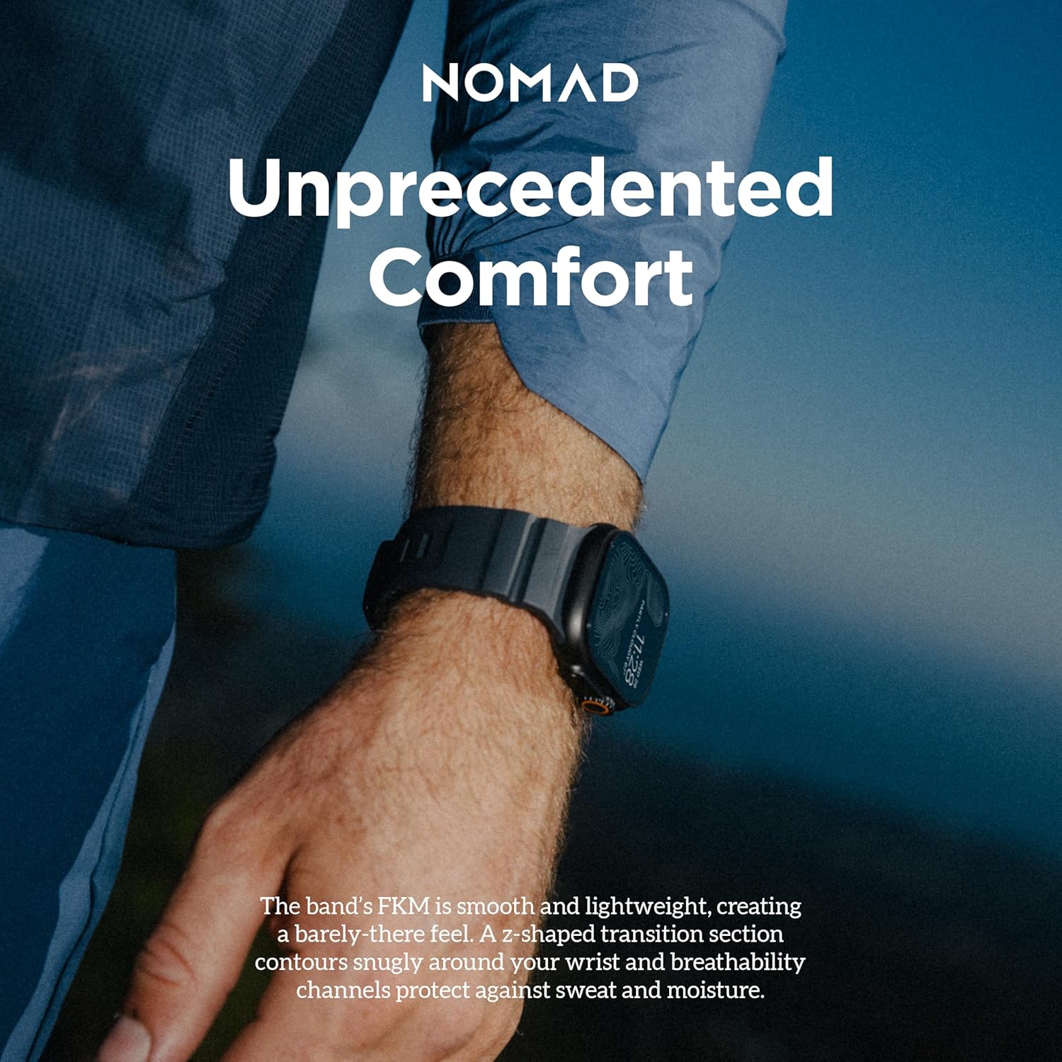NOMAD Apple Watch Sport Band Rocky Point Apple Watch Band with Titanium Hardware