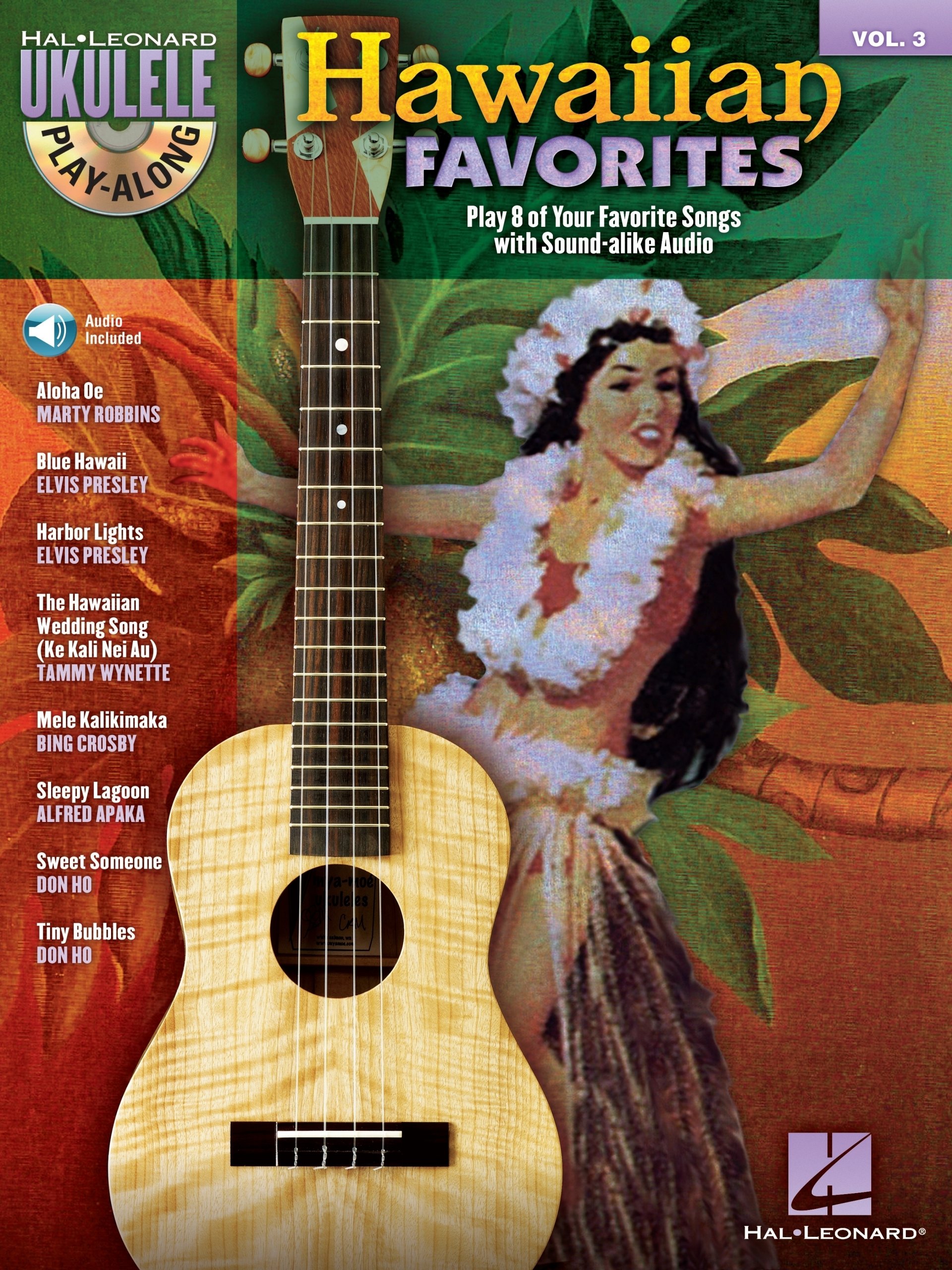 Hawaiian Favorites Songbook: Ukulele Play-Along Volume 3
