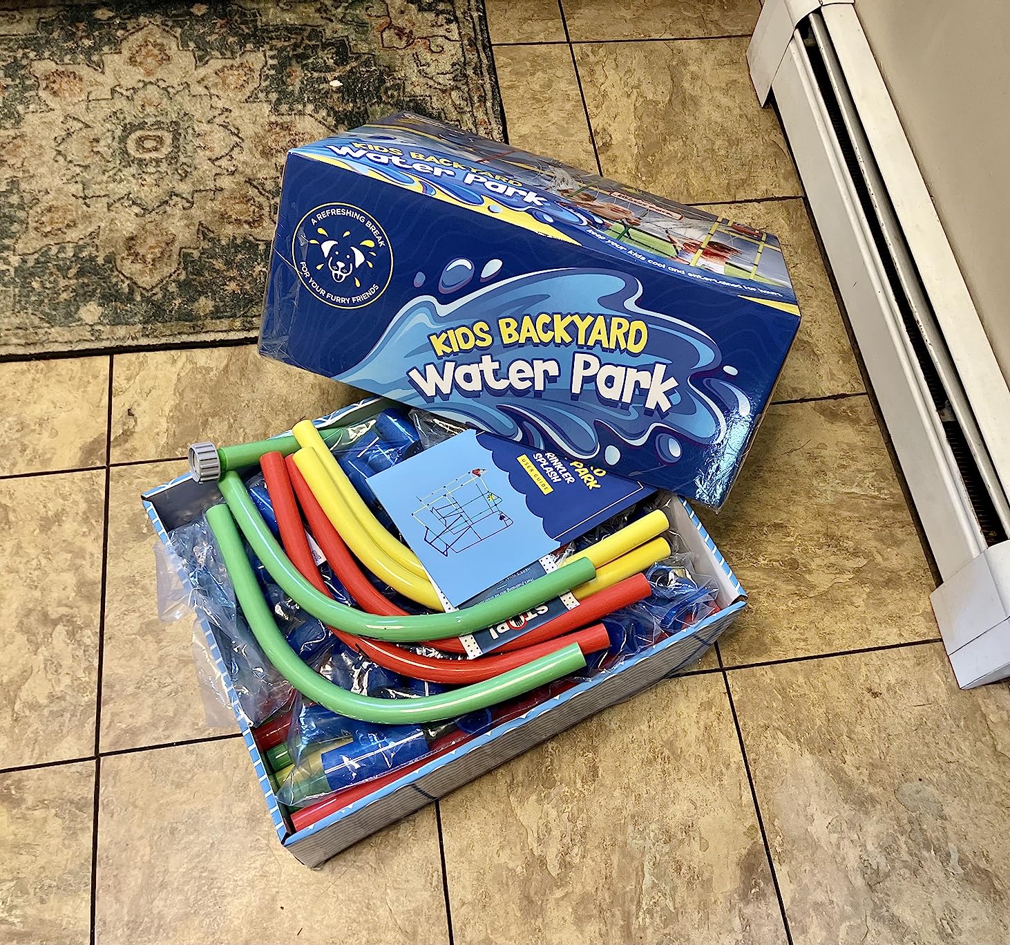 25/mo Finance Backyard Waterpark Sprinkler Water Toy for Kids, Fun