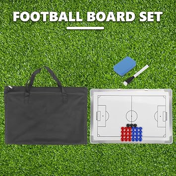 18x12 in DoubleSided Magnetic Soccer Coaching Board, Aluminum Frame