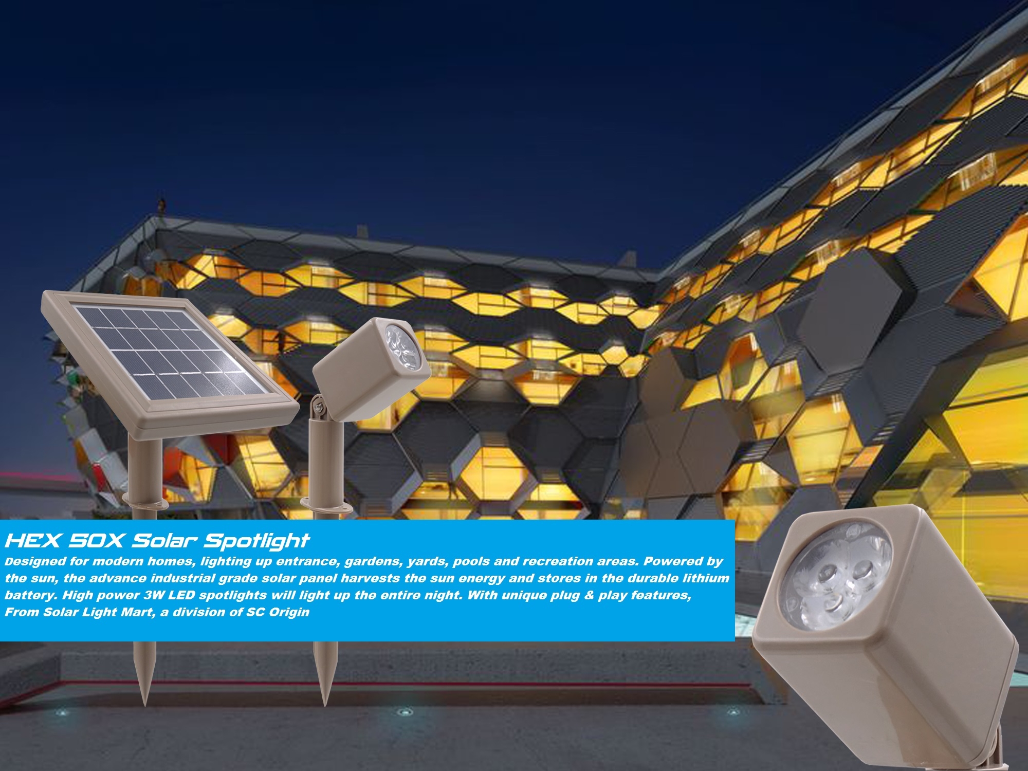 Led Solar Spotlights Outdoor Zonne-verlichting Wat... – Grandado