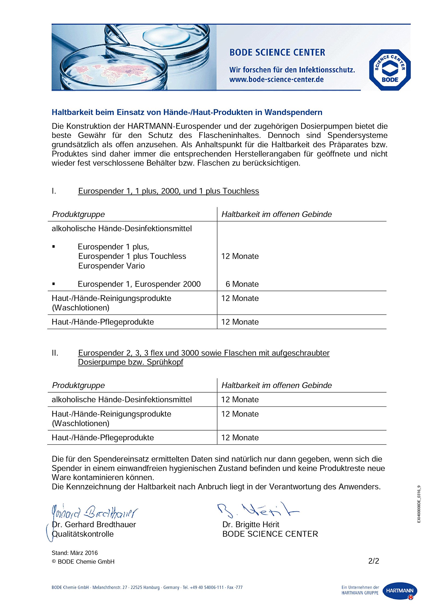 3 x 350 ml Baktolan protect+ pure Paul Hartmann AG