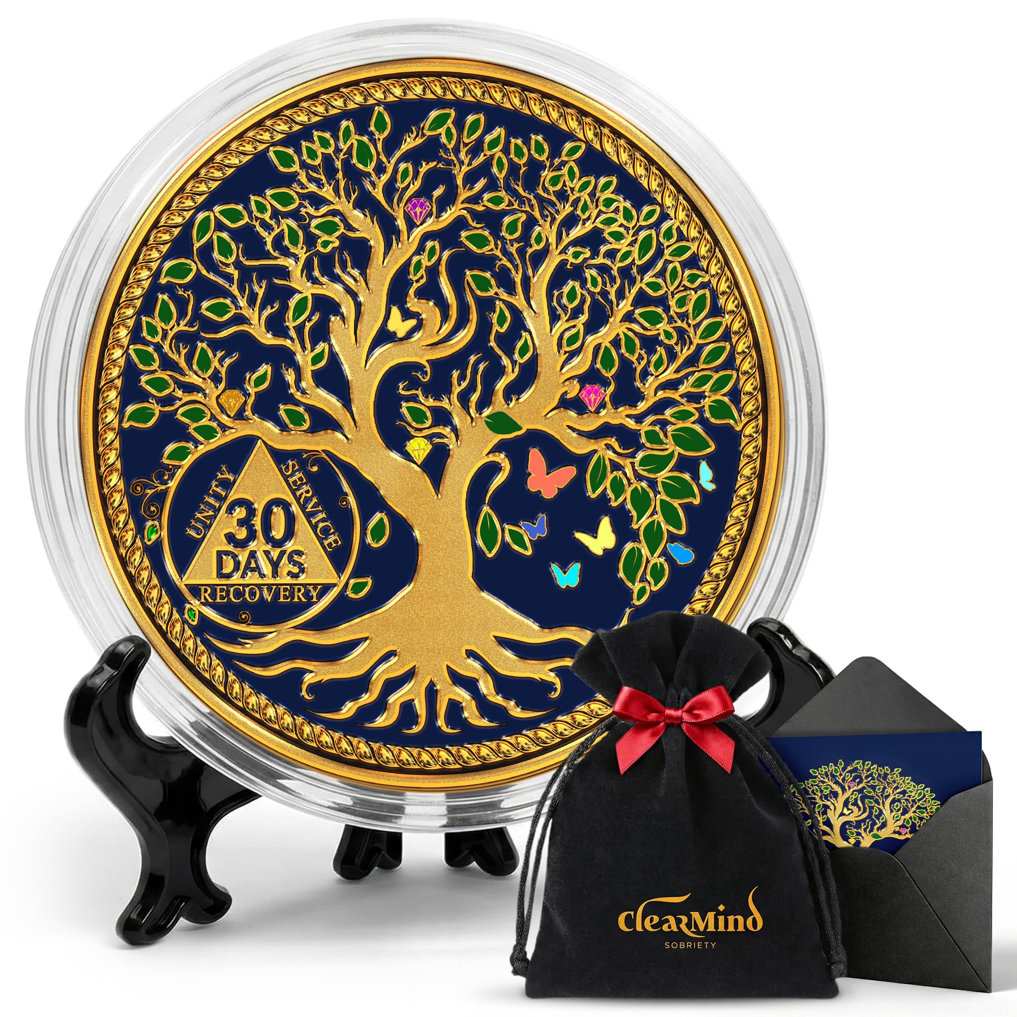 Moneda de sobriedad, unisex, días 30