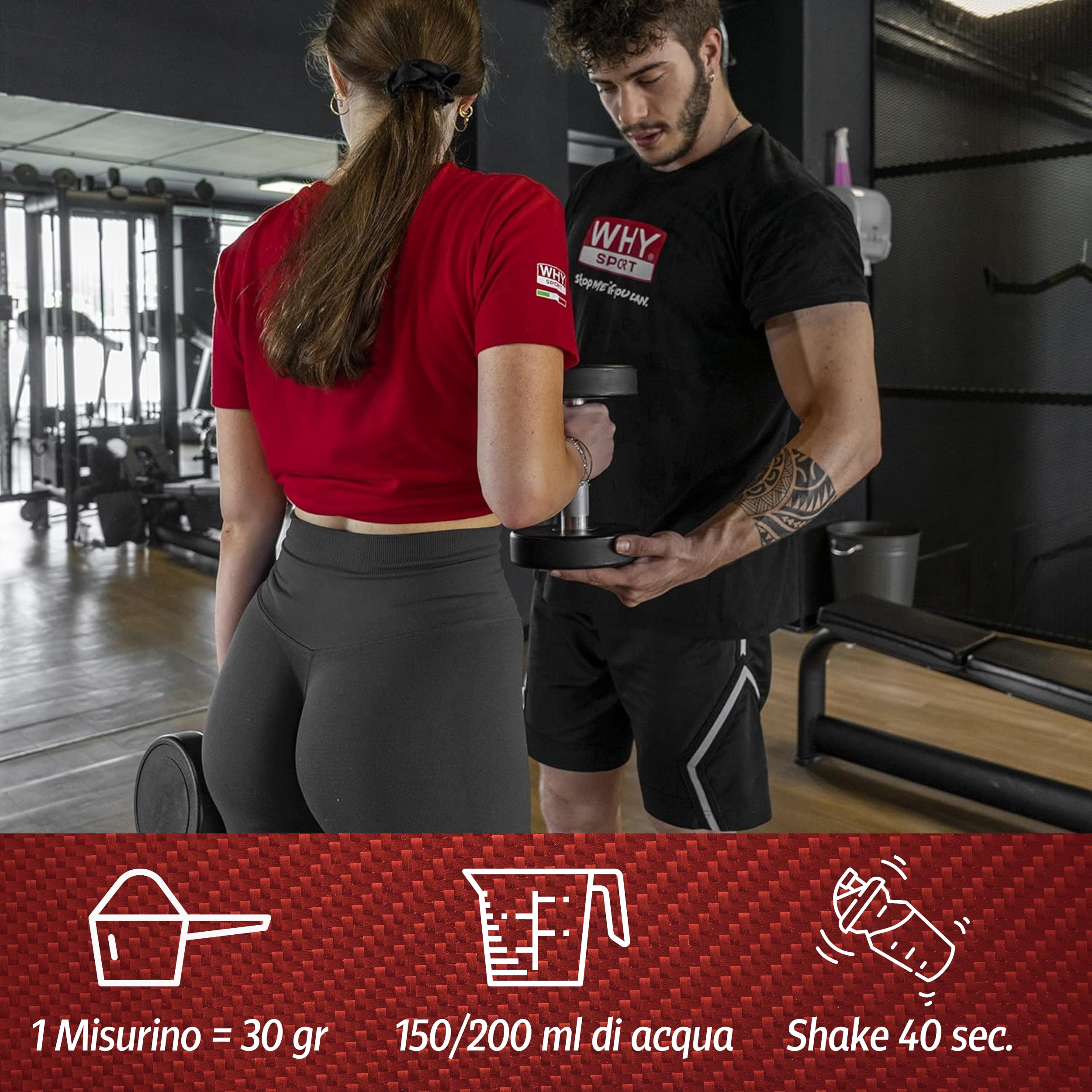 WHY SPORT WPC 100% WHEY - Proteine Whey - Proteine in Polvere per la Massa Muscolare - Senza Glutine - Gusto Cioccolato fondente -1 Kg