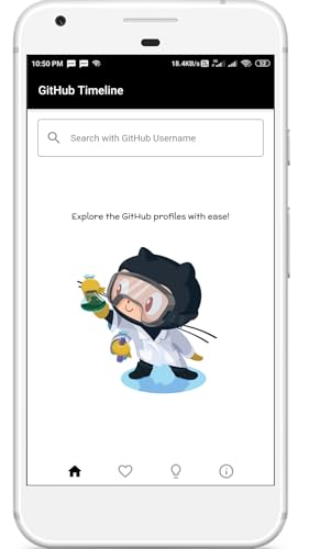 Timeline for GitHub