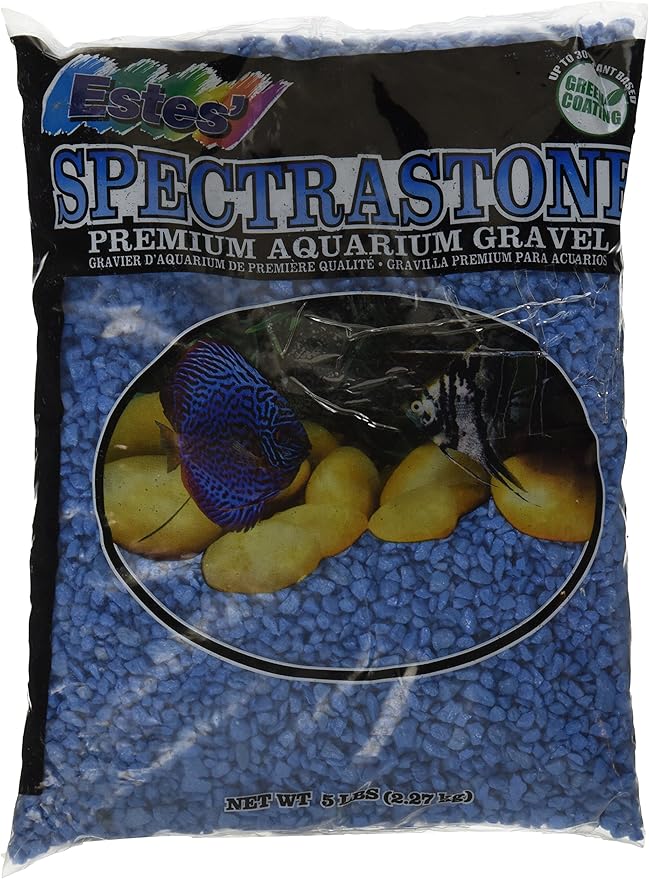 Estes Gravel Products 40508 Spectrastone Special Light Blue Aquarium Gravel for Freshwater