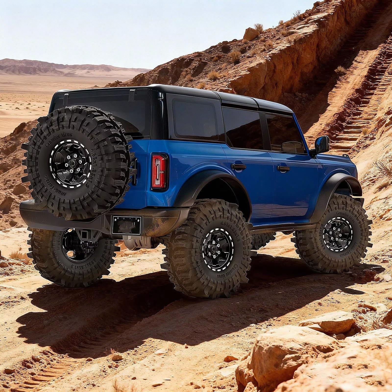 Pneumatici In Gomma 1,9Pollici Per Traxxas Per TRX4 Per TRX6 1/10