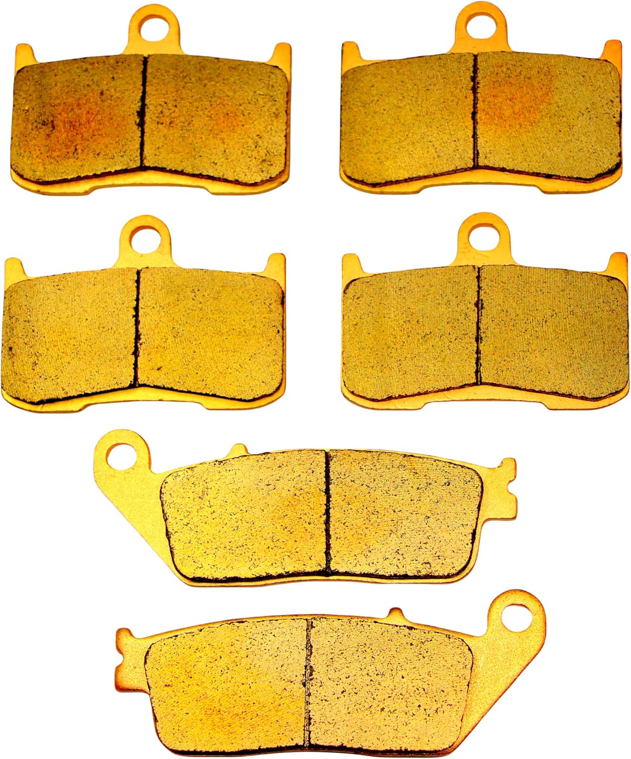 MC Brakes Brake Pads for Indian Chief Chieftain Roadmaster Springfield 2014-2024 Bobber Dark Horse Vintage Classic Elite Limited Super Chief Front Rear Sintered Copper Brake Pads MC347F196R