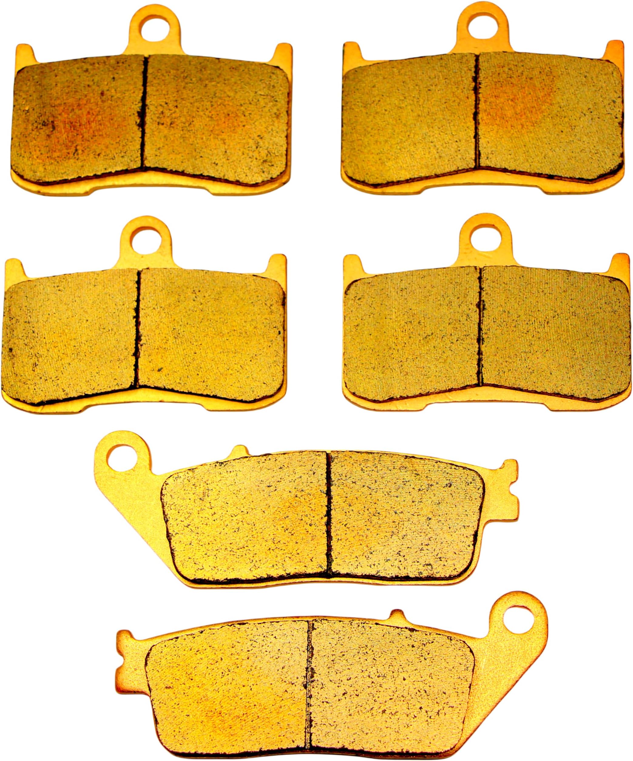 MC Brakes Brake Pads for Indian Chief Chieftain Roadmaster Springfield 2014-2024 Bobber Dark Horse Vintage Classic Elite Limited Super Chief Front Rear Sintered Copper Brake Pads MC347F196R