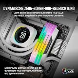 CORSAIR Vengeance RGB DDR5 RAM 32GB (2x16GB) 6000MHz CL36-44-44-96 1.4V AMD Expo & Intel XMP Desktop Computer Memory - White (CMH32GX5M2E6000Z36W) - 4