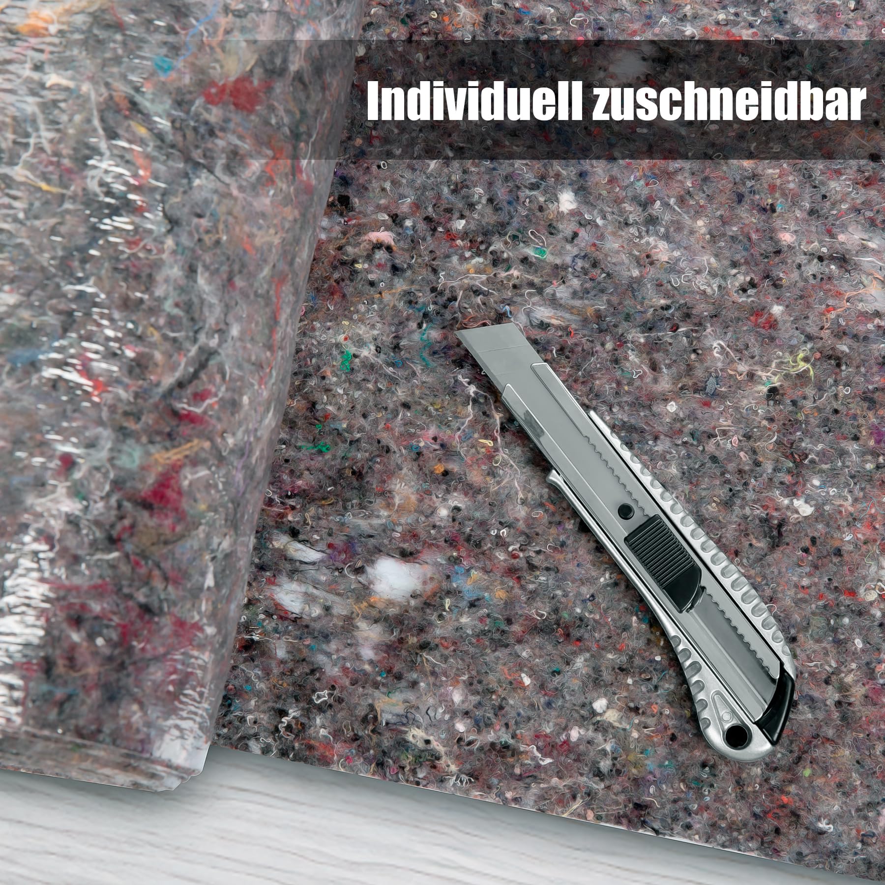 BigDean Premium Malervlies 180g/m² 50m Rolle mit Durchsickerungsschutz – Abdeckvlies wiederverwendbar für Malerbedarf & Heimwerker