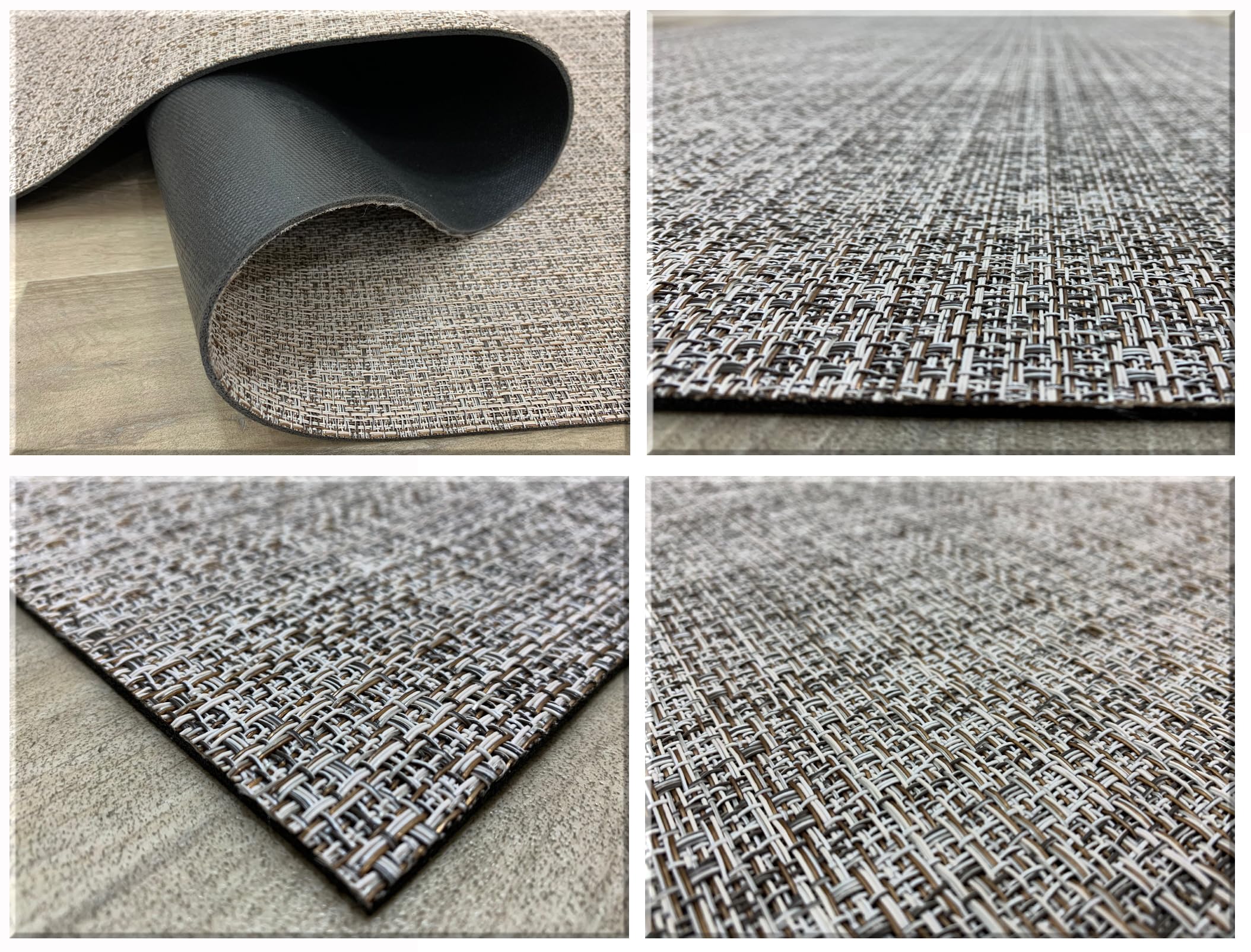 Tadi & Imperio1979 Zjxsneh Tapis en Vinyle tissé - Tapis Vinyle - Tapis extérieur - Tapis de Cuisine - Tapis Vinyle Cuisine - Tapis de Salon - Tapis d'entrée