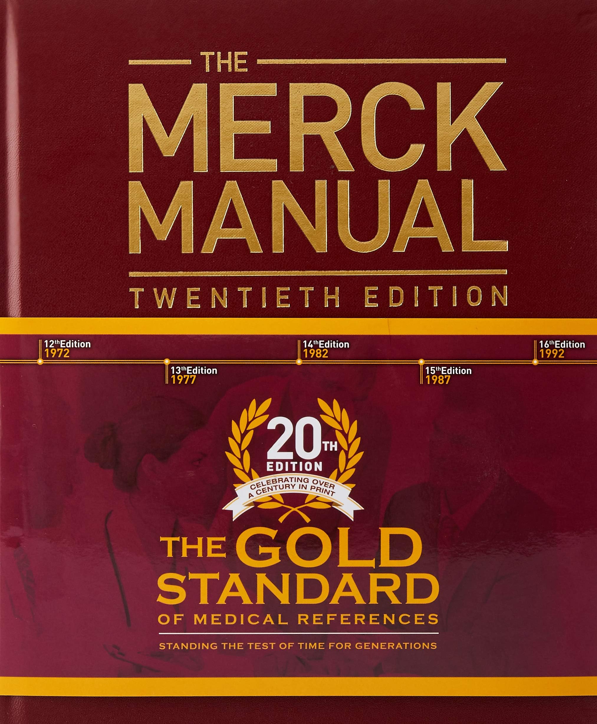 MERCK MANUAL : : THE GOLD STANDERD OF MEDICAL REFFRENCE 20TH EDITION