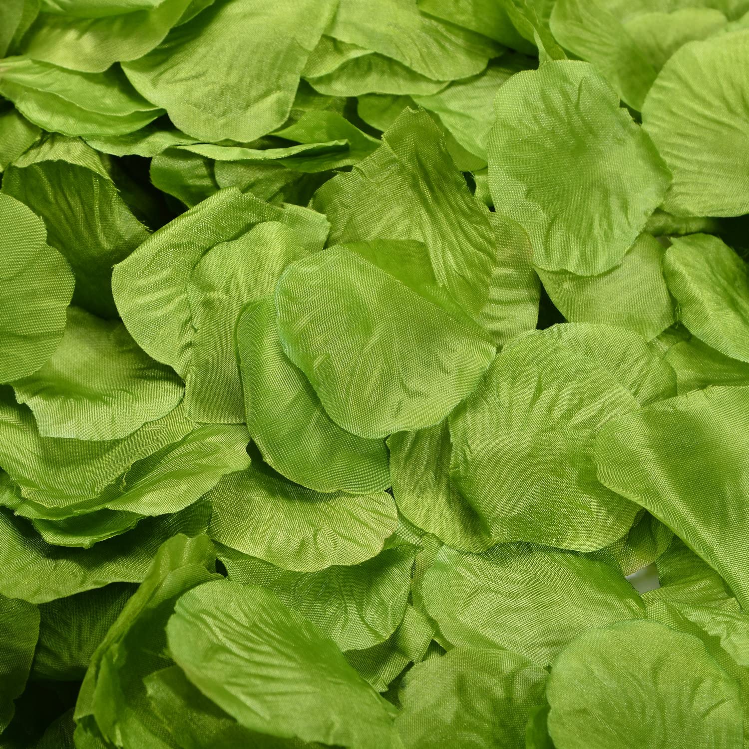 CODE FLORIST2200 PCS Silk Flower Rose Petals for Wedding Decorations (Green)