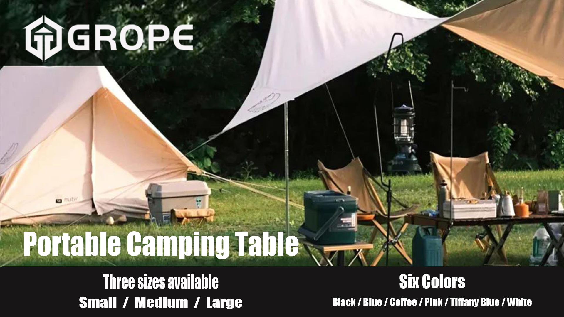 Amazon.com: Grope Portable Camping Table,Aluminum Folding Beach