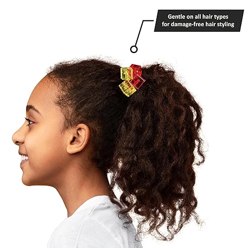 Miniatura 5 de 20 piezas de colectores de cola de caballo en cubo surtidos, cubos de cola de caballo con cuentas gemelas, elásticos para el cabello con cuentas