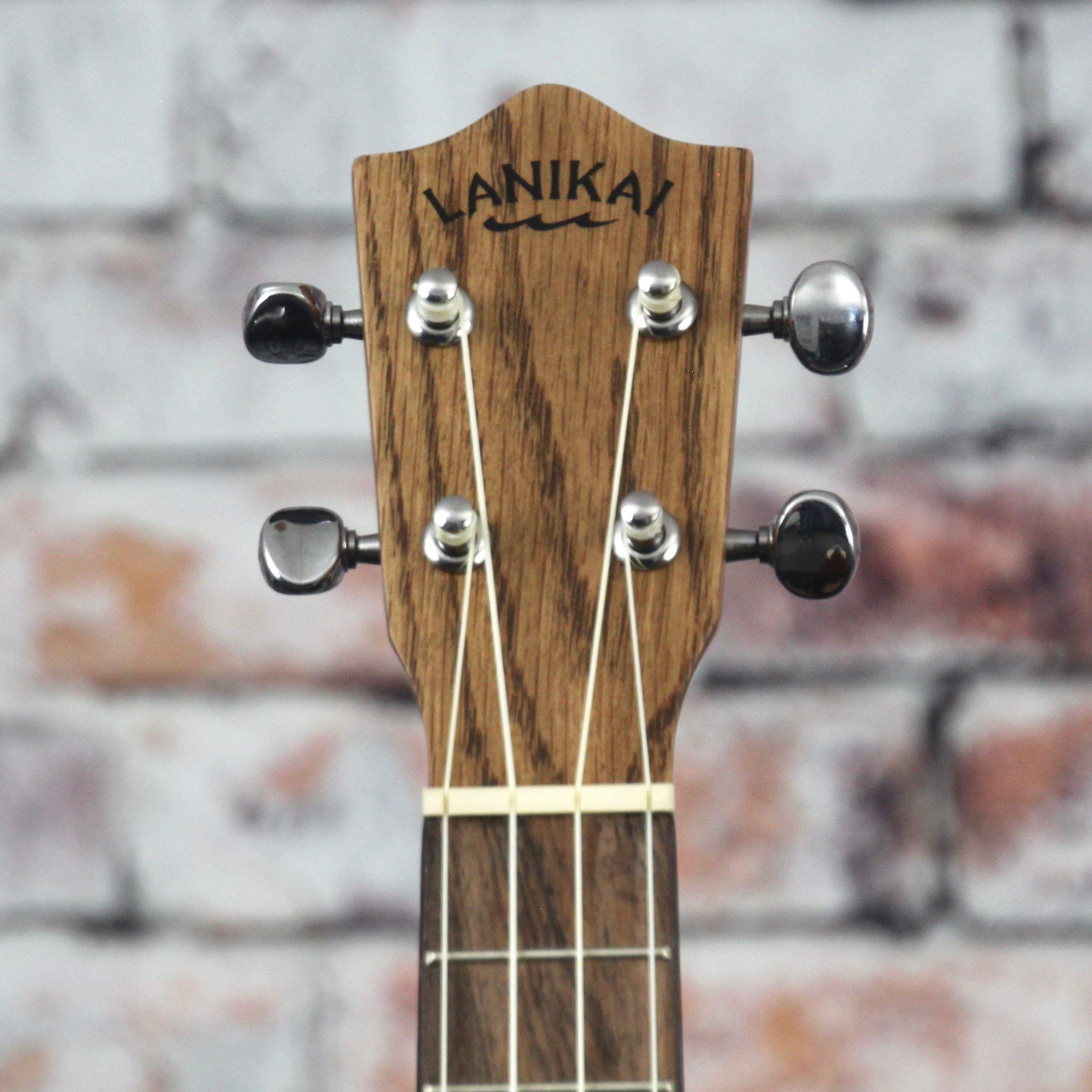 Lanikai OA-CEC Ukulele Concerto Oak Elettrificato Elettrico con Borsa