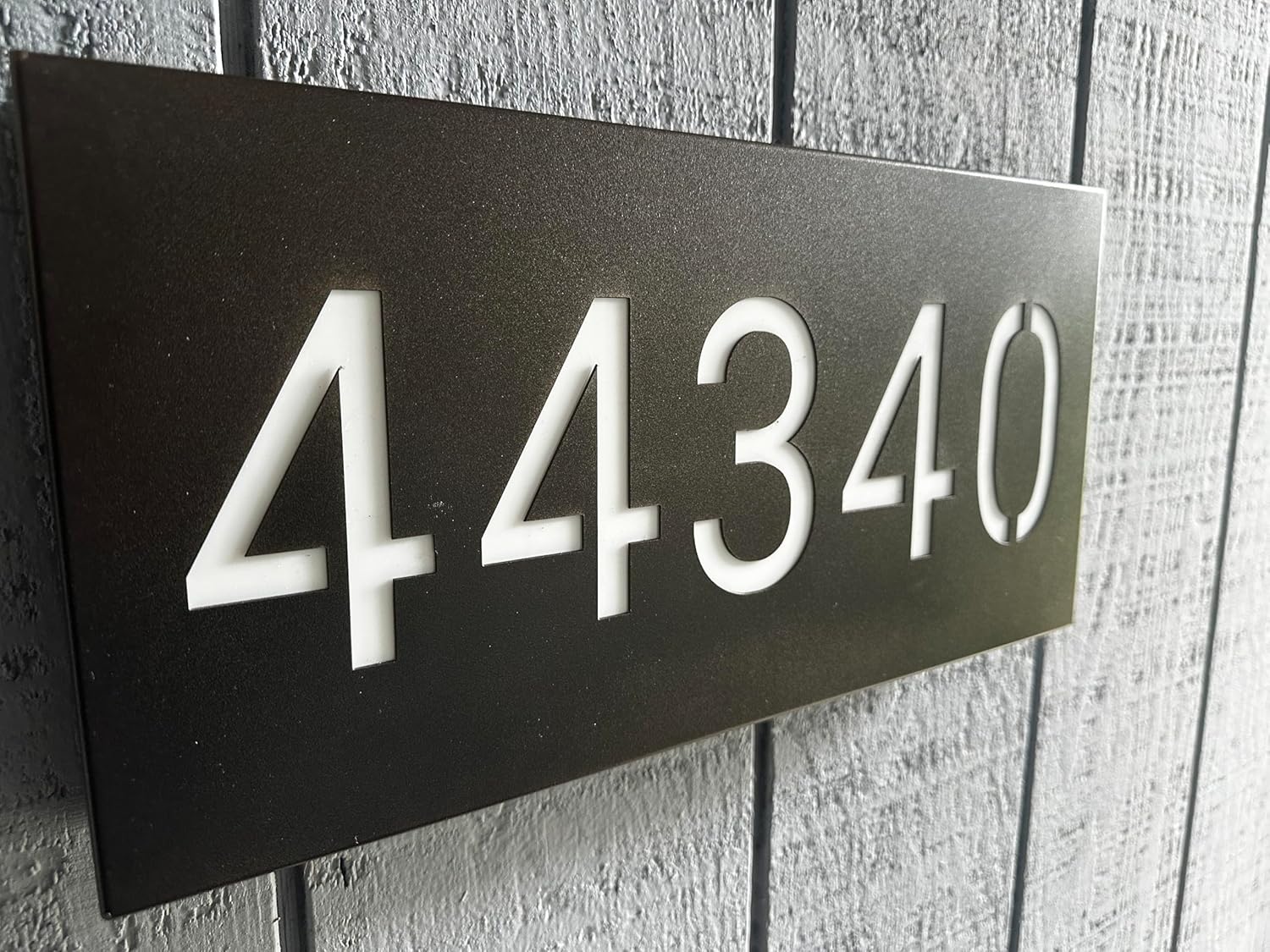 Sassy Squirrel Ink Personalized Illuminated Aluminum House Sign - Integrated Lighting - Dawn to Dusk Sensor - Street Address Numbers - Reflective - Optional Solar Panel Add-On - (Antique Dark Bronze)