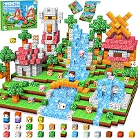 Subtail 216 Pezzi Costruzioni Magnetiche per Bambini, Blocchi Magnetici