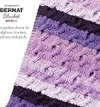 Bernat Blanket Ombre Navy Ombre Yarn - 2 Pack of 300g/10.5oz - Polyester - 6 Super Bulky - 220 Yards - Knitting/Crochet