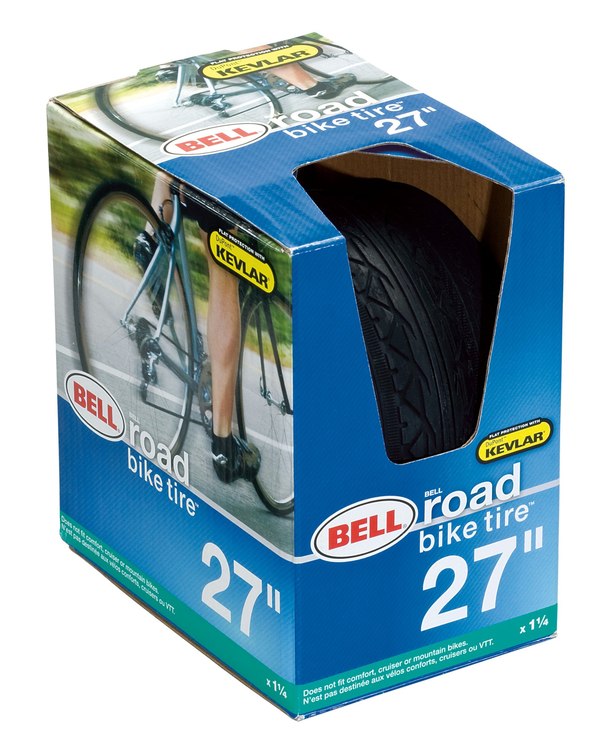 BELL Road Fahrrad Reifen mit Kevlar, schwarz Sport & Freizeit
