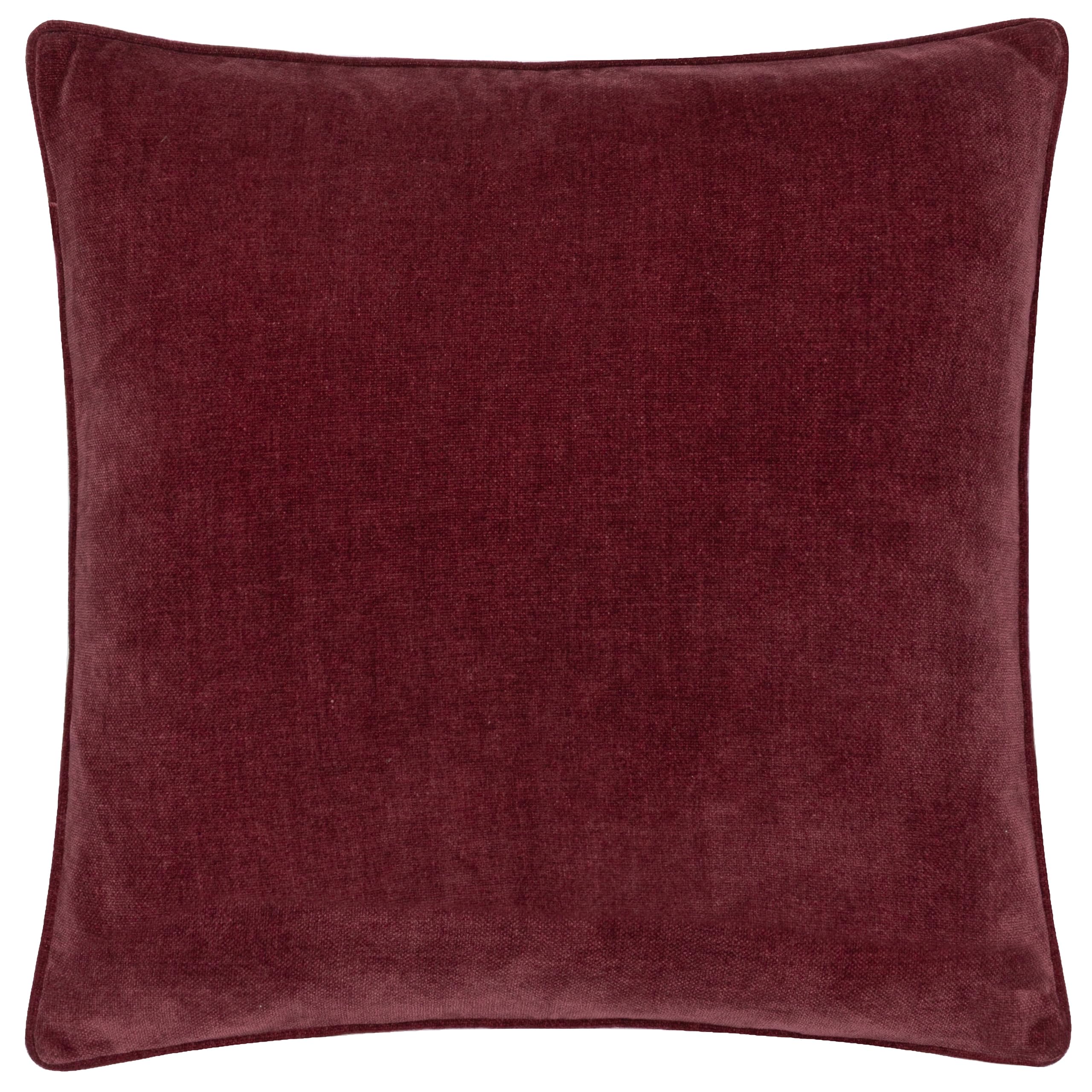 Yard Heavy Chenille Cushion Cover (Beetroot, 50 x 50 cm)