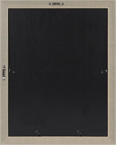 Miniatura 6 de DesignOvation - Portarretrato Kieva de madera maciza, Madera, Gris