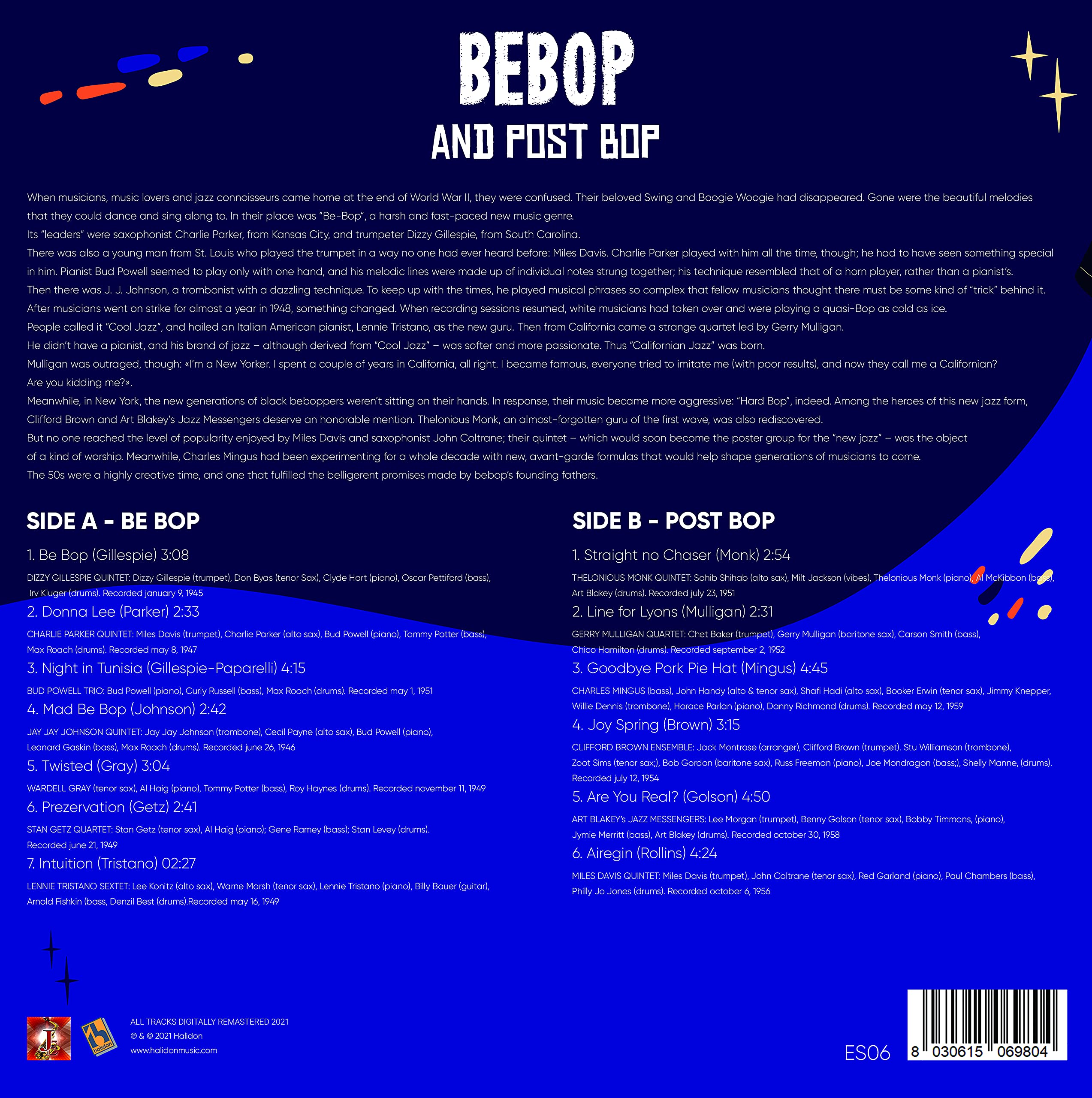 4 Vinili - The Best Of Blues, Swing & Jazz, Bebop, Vocal Jazz