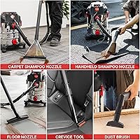 Vista 7 de Shop-Vac 5-Gallon 4.5 Peak HP 3-in-1 Wet/Dry/Upholstery Shampoo Vacuum Cleaner